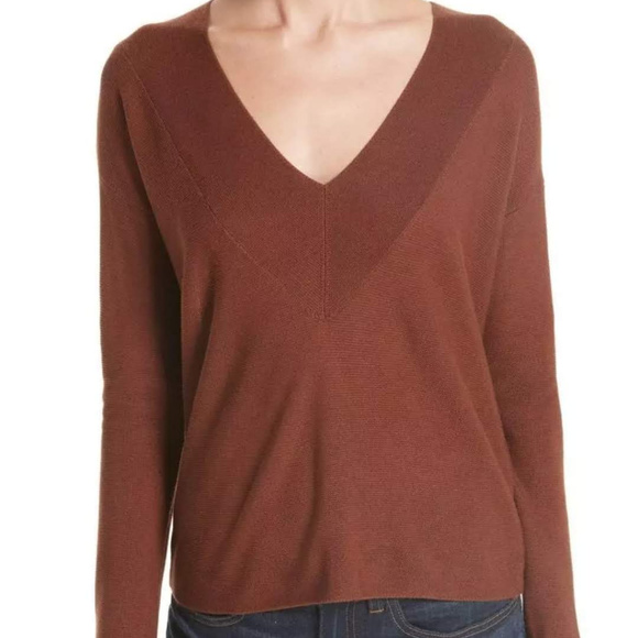 eileen fisher nutmeg top